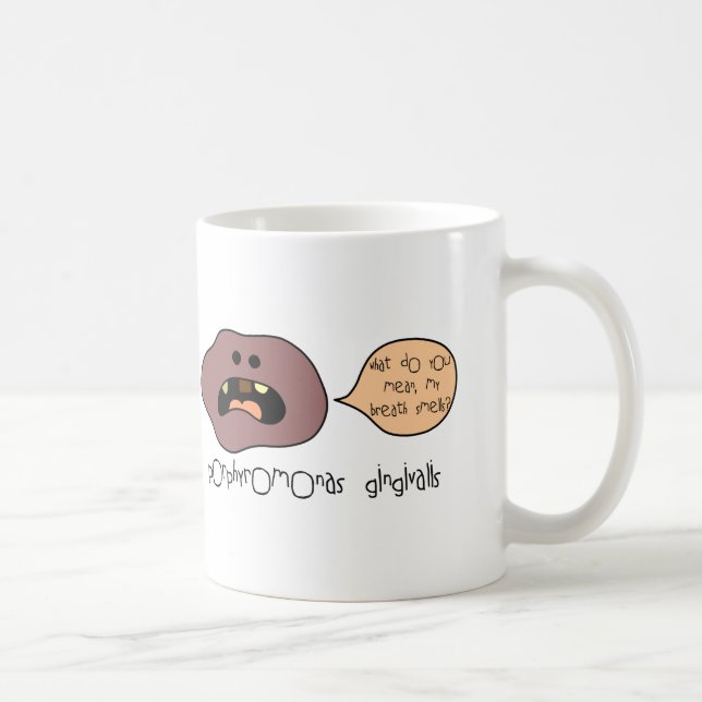 Bad breath coffee mug (Right)