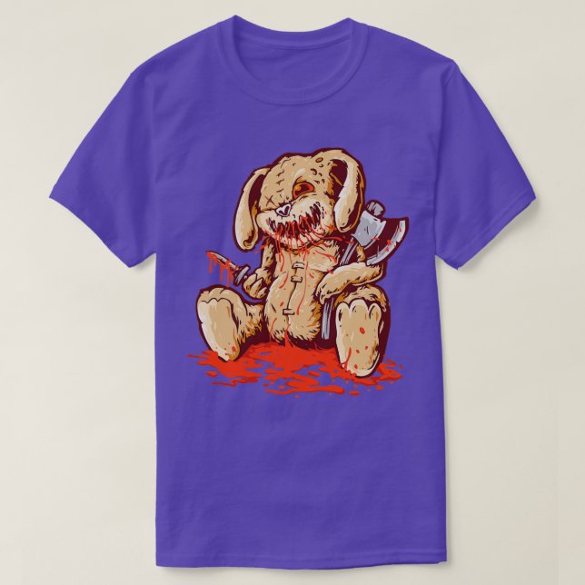 Bad Bunny Halloween T-Shirt (Design Front)