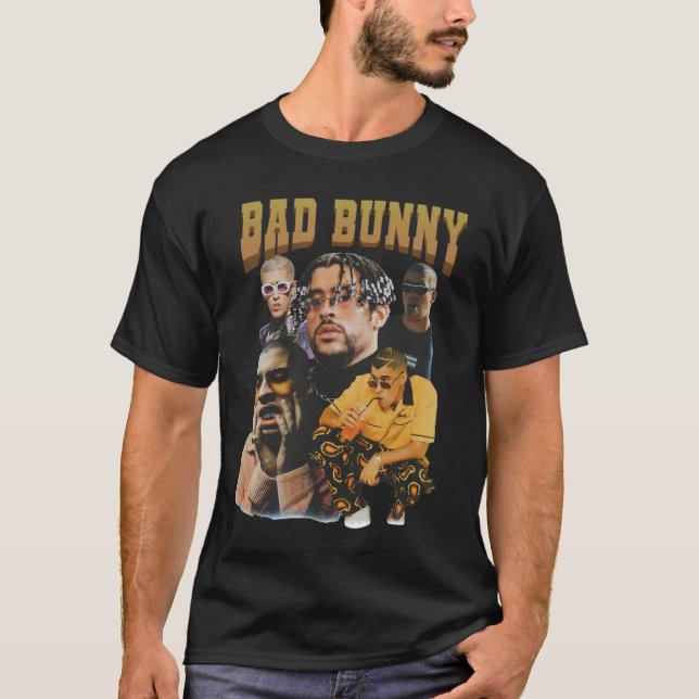 Bad Bunny Puerto Rico Boricua Streetwear T-Shirt (Front)
