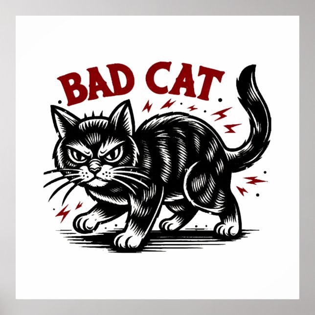 Bad Cat Poster (Front)
