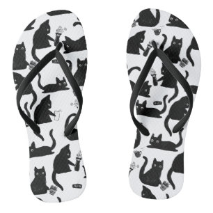 Bad Cats Knocking Stuff Over Thongs