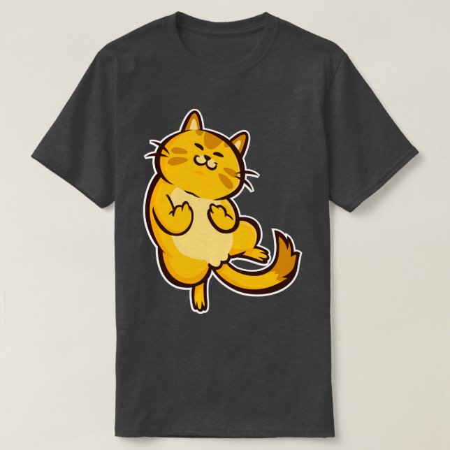 Bad Cattitude T-Shirt (Design Front)