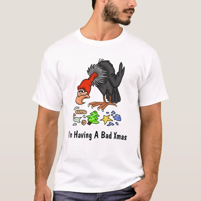 Bad Christmas Vulture T-shirt (Front)