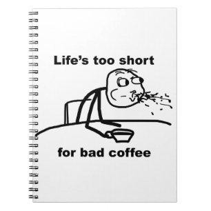 Bad Coffee Notebook