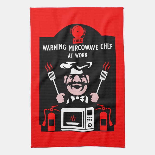 Bad Cook Gift Tea Towel (Vertical)