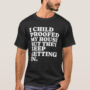 Bad Dad Jokes Design Gag Funny Dad Humour For Men T-Shirt