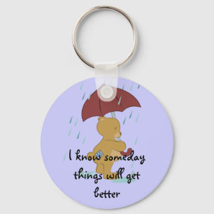 Bad Day Bear Keychain