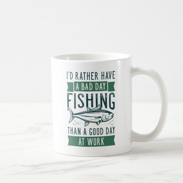 Bad Day Fishing Coffee Mug (Right)