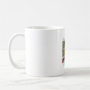 Bad Day Hot Dog Retro Vector Shirt Design_1 Coffee Mug
