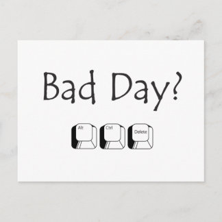 Bad Day? Postcard