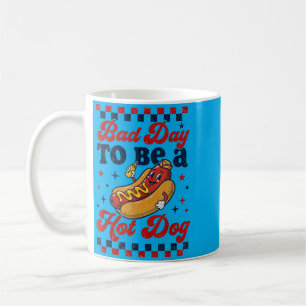 Bad Day To Be A Hot Dog 4th Of July Shirt Bbq Men Coffee Mug