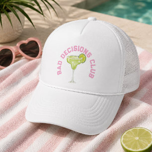 Bad Decisions Club Bachelorette Margarita Trucker Hat