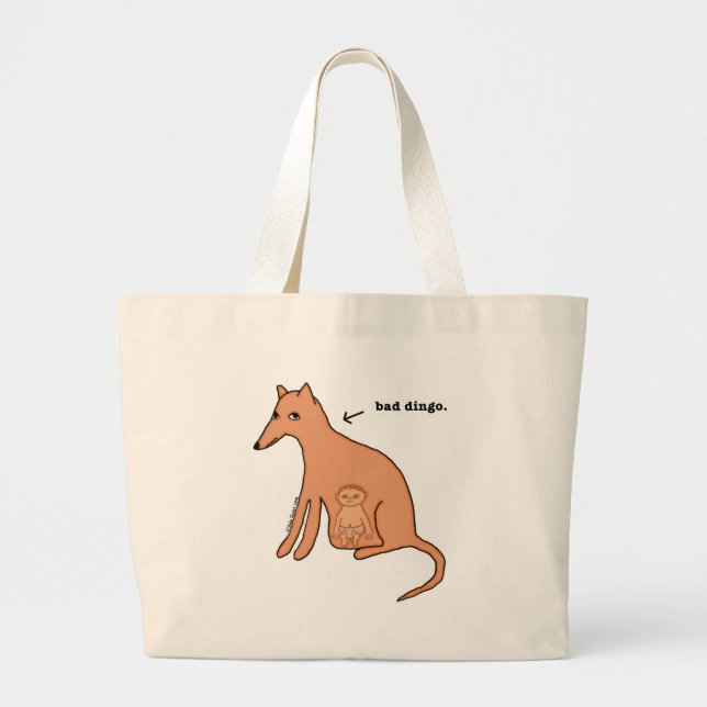 "Bad Dingo" Tote Bags (Front)