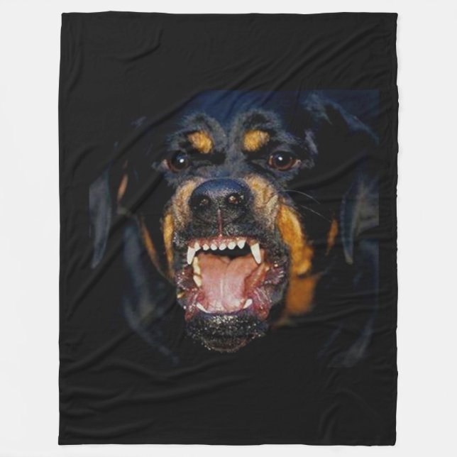 BAD DOG FLEECE BLANKET (Front)