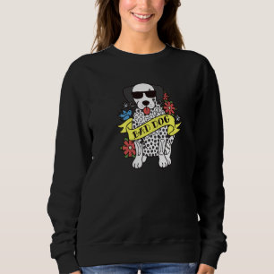 Bad Dog Tattoo Dalmatian Dog Sweatshirt