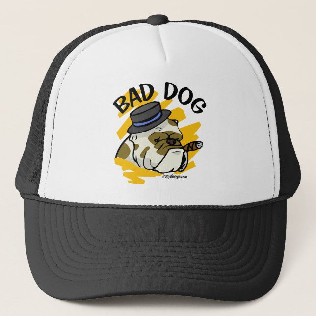 Bad Dog Trucker Hat (Front)