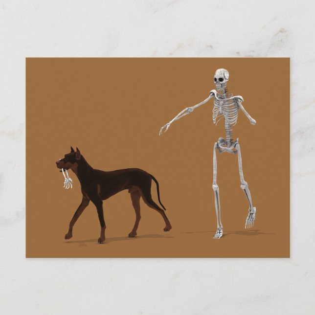 Bad Doggie Postcard (Front)