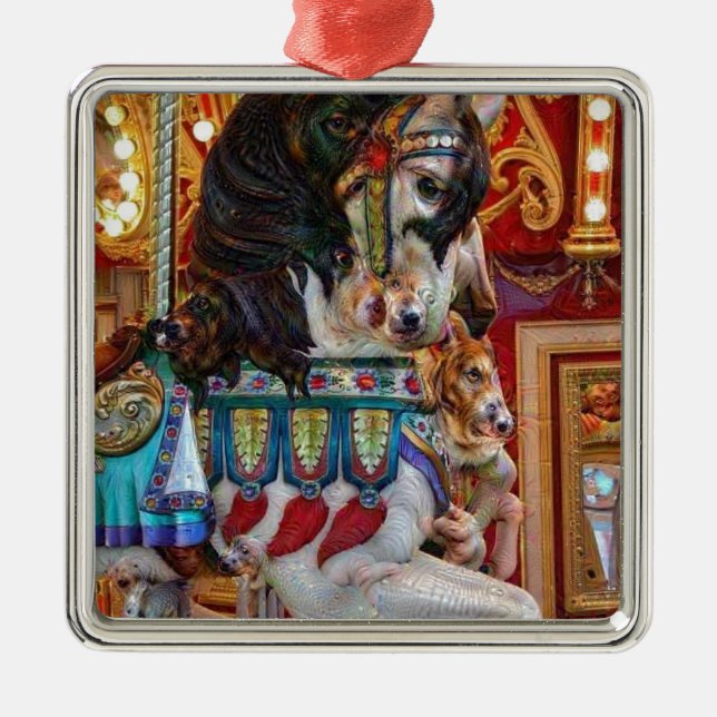 Bad Dream Metal Ornament (Front)
