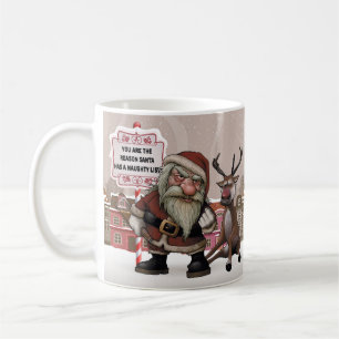 Bad Drunk Santa, Bad santa Christmas Gift Mug