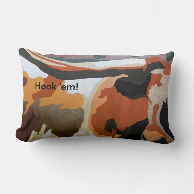 Bad Dude Longhorn Lumbar Cushion (Front)