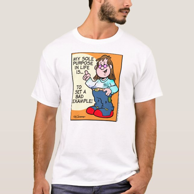 Bad Example T-Shirt (Front)