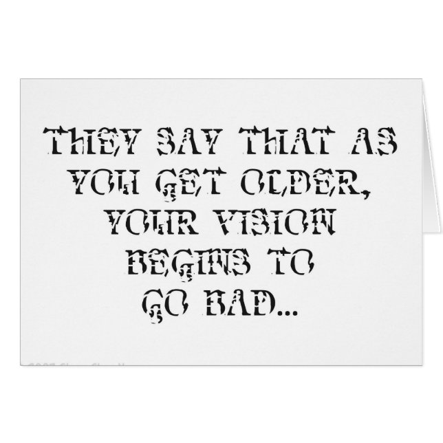 BAD EYES 01 (Front Horizontal)