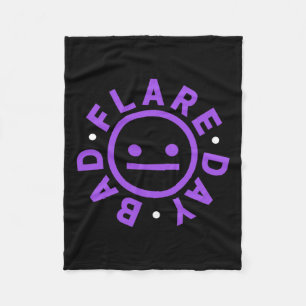 Bad Flare Day Chronic Pain Fibro Warrior Fleece Blanket