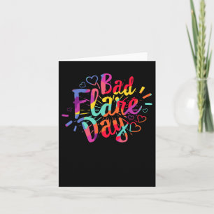Bad Flare Day Complex Regional Pain Syndrome Aware Card