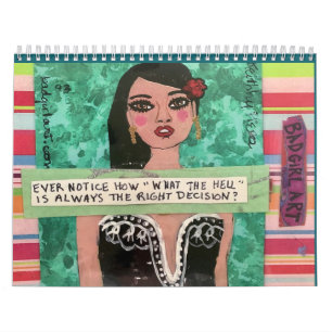Bad girl art calendar