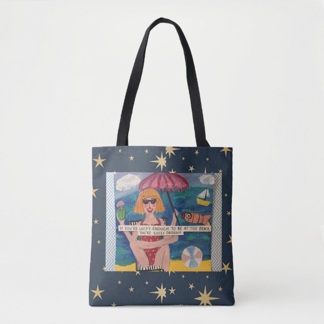 BAD GIRL ART TOTE (Front)