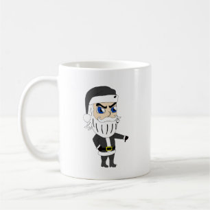 bad guy santa claus coffee mug