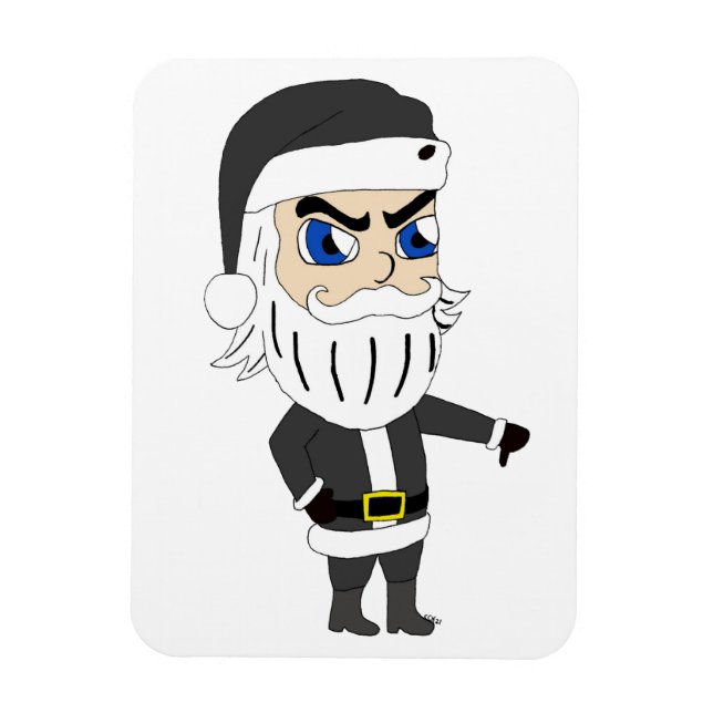 bad guy santa claus    magnet (Vertical)