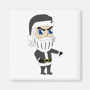 bad guy santa claus magnet