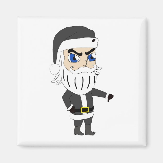bad guy santa claus   magnet (Front)