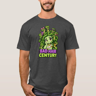 Bad Hair Century – Cute Medusa Greek Mythology Hum T-Shirt