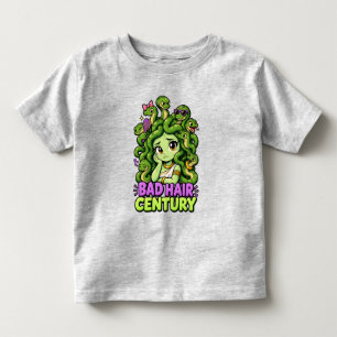 Bad Hair Century – Cute Medusa Greek Mythology Hum Toddler T-Shirt