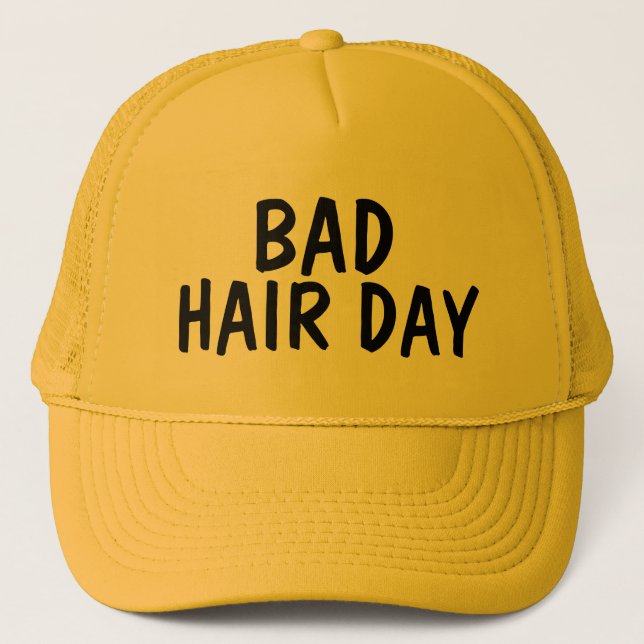 BAD HAIR DAY BALL CAPS HATS (Front)