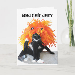 Bad hair day card