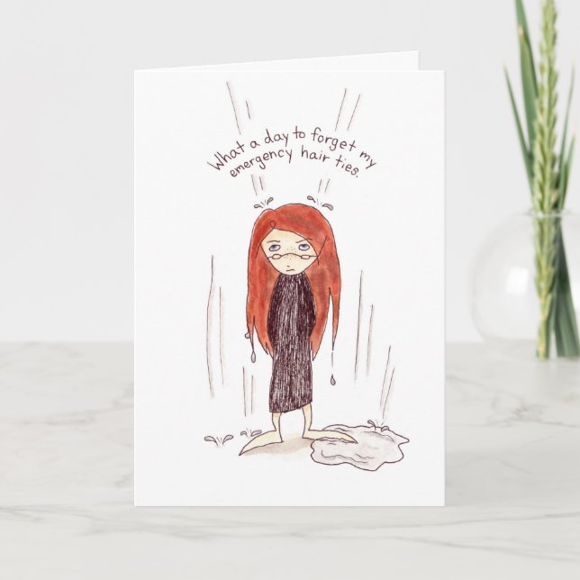 Bad Hair Day Card (Front)