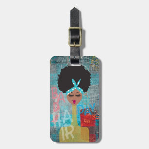 Bad Hair Day (Customisable Back) Luggage Tag