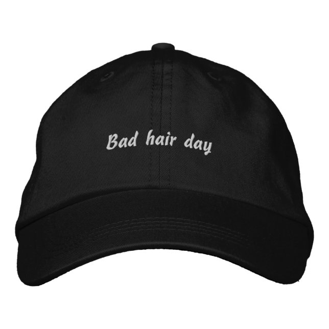 Bad hair day dark hat (Front)