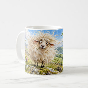 Bad Hair Day Funny Sheep Mug