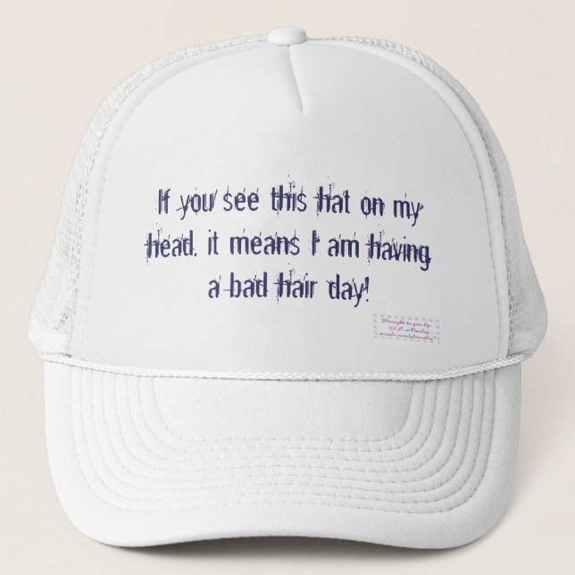 Bad Hair Day Hat (Front)