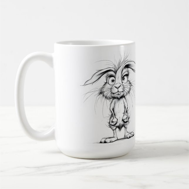 Bad Hare Day Coffee Mug (Left)