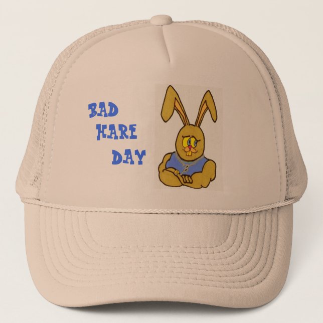 Bad hare day trucker hat (Front)