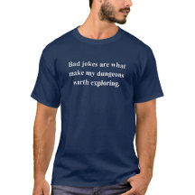 Bad Jokes Funny RPG Phrase With White Text