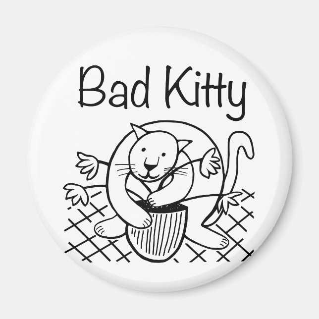 Bad Kitty 2 Magnet (Front)