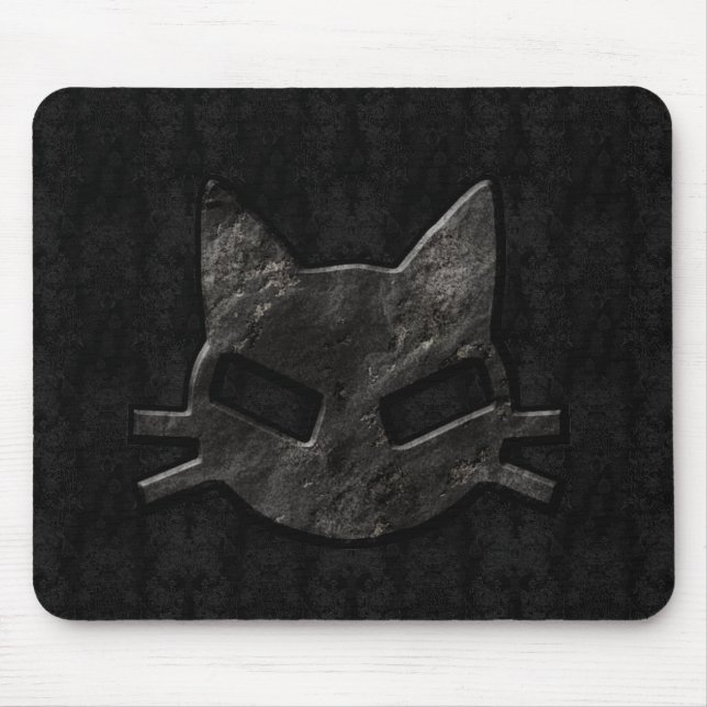 Bad Kitty Black Gothic Mousepad (Front)