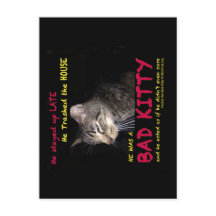 Bad Kitty Postcards