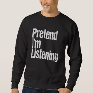 Bad Listener Married Couple Dating Gamer Ignoring Sweatshirt